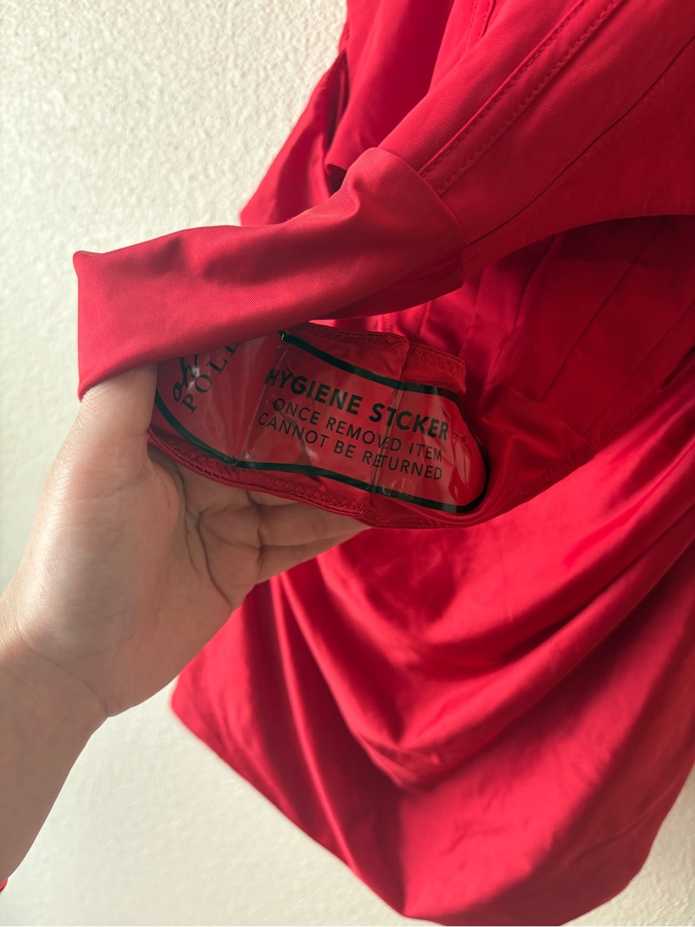 Oh Polly Lovella Draped Corset Mini Dress in Red - Picture 8 of 8